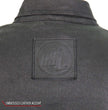 Hot Leathers JKM6003 Men's Black Waxed Cotton Concealed Carry Motorcycle Casual Shirt Jacket
