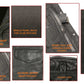 Just Leather JSM3511 Men's Black Collarless Dual Snap and Zipper Front Club Style  Vest