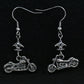 Hot Leathers JWE1105 Womens Motorcycle Fleur De Lis Earrings