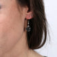 Hot Leathers JWE1107 Stainless Steel Iron Cross Earrings
