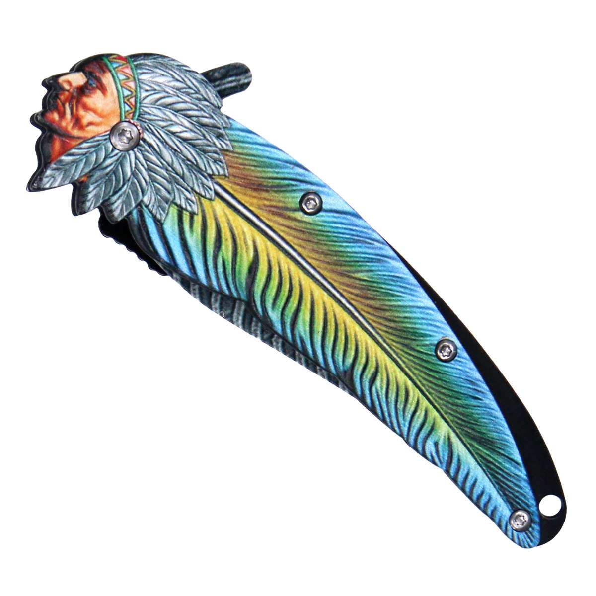 Hot Leathers Spring Assist Folding Knife