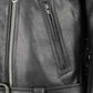 Milwaukee Leather LKL2700 Women's Classic Black Premium Leather Motorcycle Vintage Jacket with Side Laces