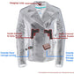 Milwaukee Leather ML7023 Women's 'Braided' Black Leather Jacket with Studs