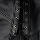 Milwaukee Leather LKM1711TALL Men's Black Tall-Sizes Side Lace Police Style Leather Jacket