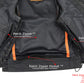 Milwaukee Leather LKM3712 Men's Black Leather Club Style Motorcycle Rider Vest w/ Front Snap/Zipper and Side Lace
