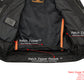 Milwaukee Leather LKM3713 Men's Black Leather Club Style Motorcycle Rider Vest W/ Dual Closure Zipper and Snaps