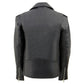 Milwaukee Leather Youth Size Classic Style Black Police Biker Leather Jacket LKY1950