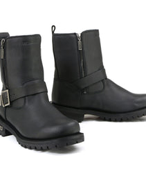 Milwaukee Motorcycle Clothing Company MB407 Men's Black Afterburner Motorcycle Leather Boots