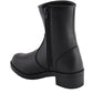 Milwaukee Leather MBL9480 Women's Premium Black 'Super Clean' Motorcycle Fashion Riding Boots with Side Zippers
