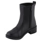 Milwaukee Leather MBL9485 Women's Black 'Clean Riding' Motorcycle Rider Boots with Toe Cap