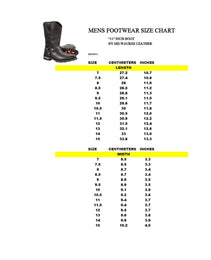 Milwaukee Leather Men’s Classic Harness Black Leather 11-Inch Western Style Motorcycle Boots MBM9015