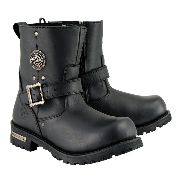 50% Off Motorcycle Engineer Boots – LeatherUp USA