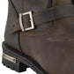 Milwaukee Leather MBM9063 Men's Classic ‘Distressed Brown’ Motorcycle Leather Engineer Boots