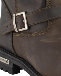 Milwaukee Leather MBM9063 Men's Classic Distressed Brown Leather Motorcycle Engineer Riding Biker Boots