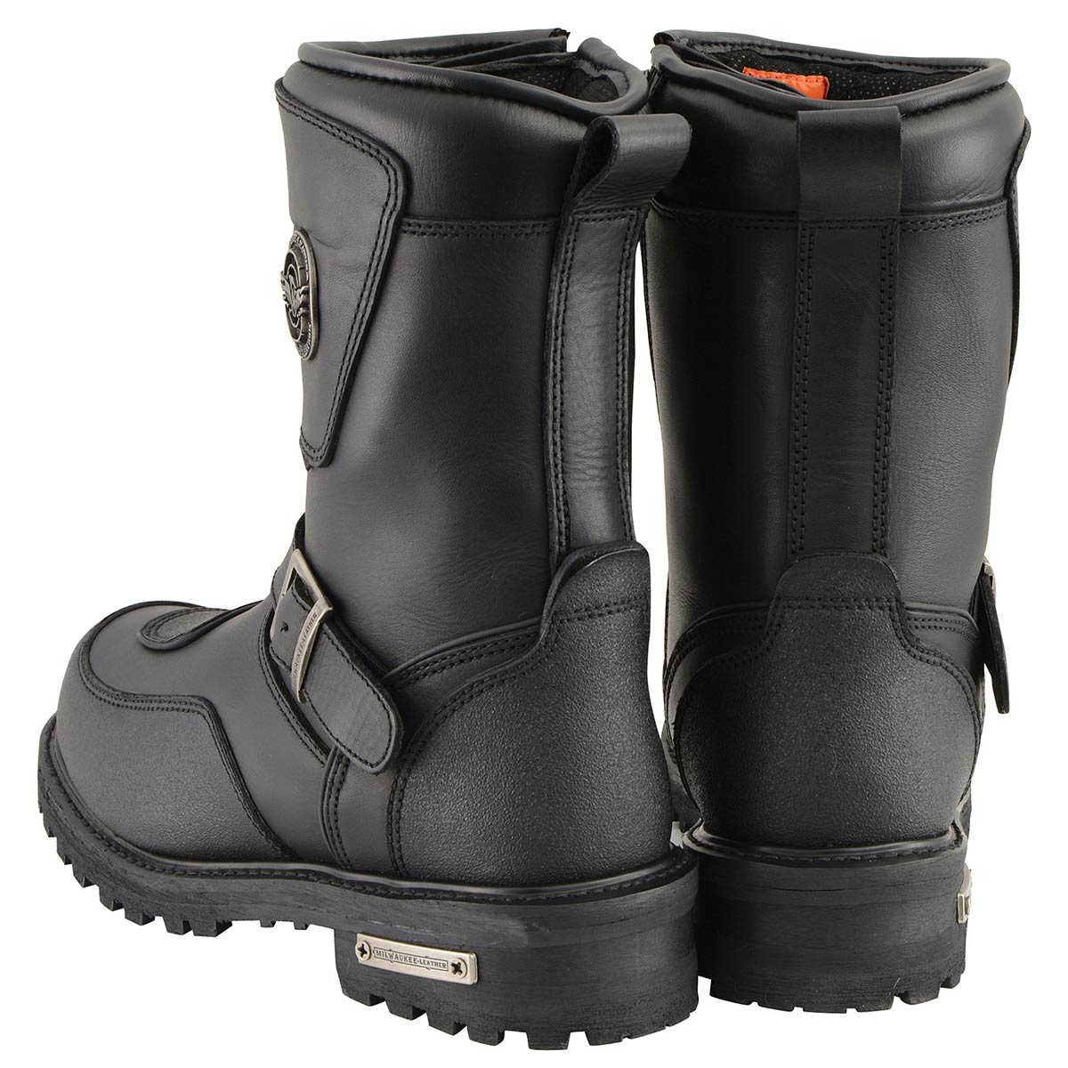 Milwaukee Leather Men's Black Wide Width 9-inch Waterproof