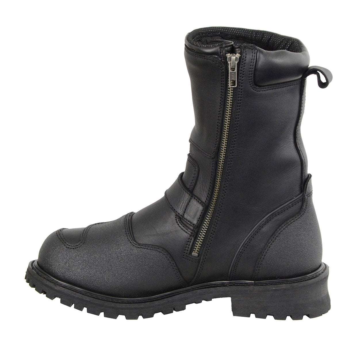 Milwaukee Leather Men's Black Wide Width 9-inch Waterproof