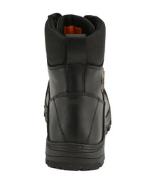 Milwaukee Leather MBM9081 Men’s Black Leather Swat Style-Tactical Lace-Up Motorcycle Riding Boots