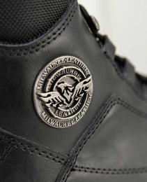 Milwaukee Leather MBM9081 Men’s Black Leather Swat Style-Tactical Lace-Up Motorcycle Riding Boots