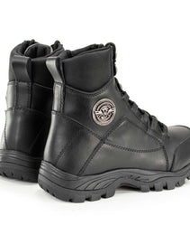 Milwaukee Leather MBM9081 Men’s Black Leather Swat Style-Tactical Lace-Up Motorcycle Riding Boots