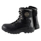 Milwaukee Leather MBM9105 Men's 9-Inch Black Leather Swat Style-Tactical Lace-Up Motorcycle Biker Boots