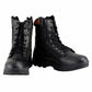 Milwaukee Leather MBM9110 Men's 9-Inch Black Leather Lace-Up Swat Style-Tactical Motorcycle Riding Boots