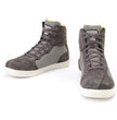 Milwaukee Leather MBM9117 Men's Dark Grey Suede and Grey Canvas Street Riding Shoes w/ Dual Closure/Ankle Support