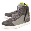 Milwaukee Leather MBM9117 Men's Dark Grey Suede and Grey Canvas Street Riding Shoes w/ Dual Closure/Ankle Support