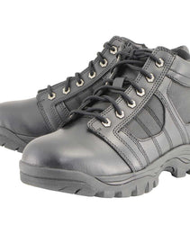 Milwaukee Leather MBM9131 Men’s Black Lace-Up Waterproof Swat Style-Tactical Motorcycle Shoes