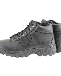 Milwaukee Leather MBM9131 Men’s Black Lace-Up Waterproof Swat Style-Tactical Motorcycle Shoes