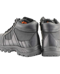Milwaukee Leather MBM9131 Men’s Black Lace-Up Waterproof Swat Style-Tactical Motorcycle Shoes
