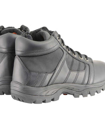 Milwaukee Leather MBM9131 Men’s Black Lace-Up Waterproof Swat Style-Tactical Motorcycle Shoes