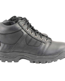 Milwaukee Leather MBM9131 Men’s Black Lace-Up Waterproof Swat Style-Tactical Motorcycle Shoes