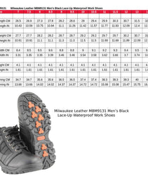 Milwaukee Leather MBM9131 Men’s Black Lace-Up Waterproof Swat Style-Tactical Motorcycle Shoes