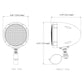 Boss Audio 3in Black 2-Channel Amplified Motorcycle/ATV 600W Weatherproof Speaker Kit