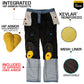 Milwaukee Leather MDM5003 Men's Blue Armored Motorcycle Riding Denim Jeans Reinforced with Aramid Fibers