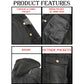 Milwaukee Leather MDM1000 Men's Blue Denim Jacket with Removable Hoodie