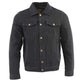 Milwaukee Leather MDM1015 Men's Black Classic Denim Jean Jacket
