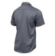 Milwaukee Leather MDM11668 Men's Grey Button Up Heavy Duty Work Shirt | Classic Mechanic Work Shirt w/ Pockets
