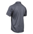 Milwaukee Leather MDM11668 Men's Grey Button Up Heavy Duty Work Shirt | Classic Mechanic Work Shirt w/ Pockets