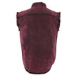 Milwaukee Leather MDM11677 Men’s Magenta Classic Button-Down Cut Off Frayed Sleeveless Casual Shirt