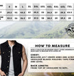 Milwaukee Leather MDM3010 Men's Black Denim Club Style Biker Vest with Leather Trim and Hidden Zipper