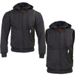 Milwaukee Leather MDM3020 Men's Black Denim '5-in-1' Club Style Vest with Removable Hoodie