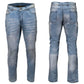 Milwaukee Leather MDM5002 Men's Metro Blue CE Armored Motorcycle Riding Denim Jeans Reinforced w/ Aramid Fibers
