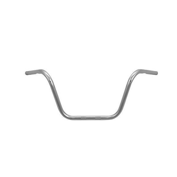 HardDrive Buckhorn Medium 1 in. Chrome Handlebars for Harley-Davidson 1982-2014