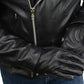 Milwaukee Leather MG7510 Men's Black Leather Gel Padded Palm Short Wrist Motorcycle Hand Gloves W/ ‘Full Panel Cover’