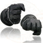 Milwaukee Leather MG7518 Men's Black Deerskin Gauntlet Motorcycle Hand Gloves w/ i-Touch Screen Compatibility
