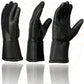 Milwaukee Leather MG7701 Women's Deer Skin Leather Insulated Gauntlet Gloves w/ i-Touch/Wiper Blade/Reflective Piping
