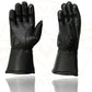 Milwaukee Leather MG7701 Women's Deer Skin Leather Insulated Gauntlet Gloves w/ i-Touch/Wiper Blade/Reflective Piping