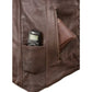 Milwaukee Leather ML1391RT Men's Retro Brown Leather Vest- 10 Pockets Side Lace 4-Snap V-Neck Motorcycle Rider Vest