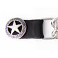 Milwaukee Leather Western Star Medallion Vest Extender - Double Chrome Chains Genuine Leather 6.5" Extension 4-PCS MLA6001SET